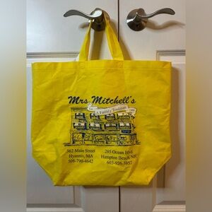 Mrs Mitchell's Gifts Cape Cod Hyannis Yellow Reusable Tote Bag SHIPS FAST
